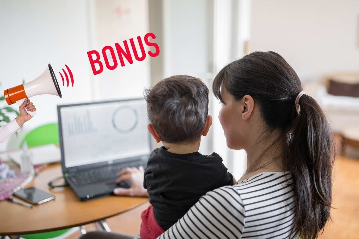 Mamma con figlio lavoro scritta bonus