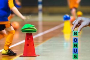 Bambino fa sport scritta bonus